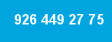 926 449 27 75 926 449 27 75